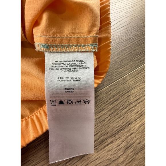 Columbia PFG Women's Tamiami Colorblock Half Snap Pullover Hooded Windbreaker L - Picture 9 of 14